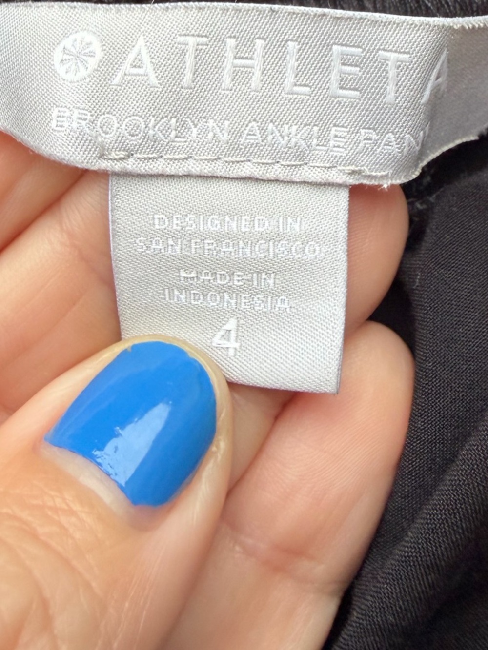 Athleta Brooklyn Ankle Pant Black career active Athleisure performance - Picture 4 of 6